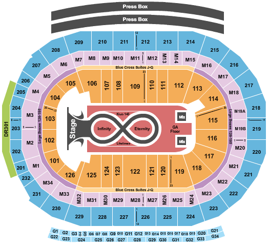 Little Caesars Arena Katy Perry Seating Chart